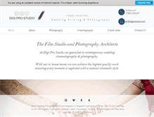 Tablet Screenshot of digiprostudio.com